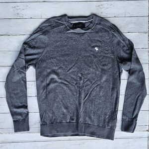 Grey Abercrombie and Fitch Sweater Sz Large